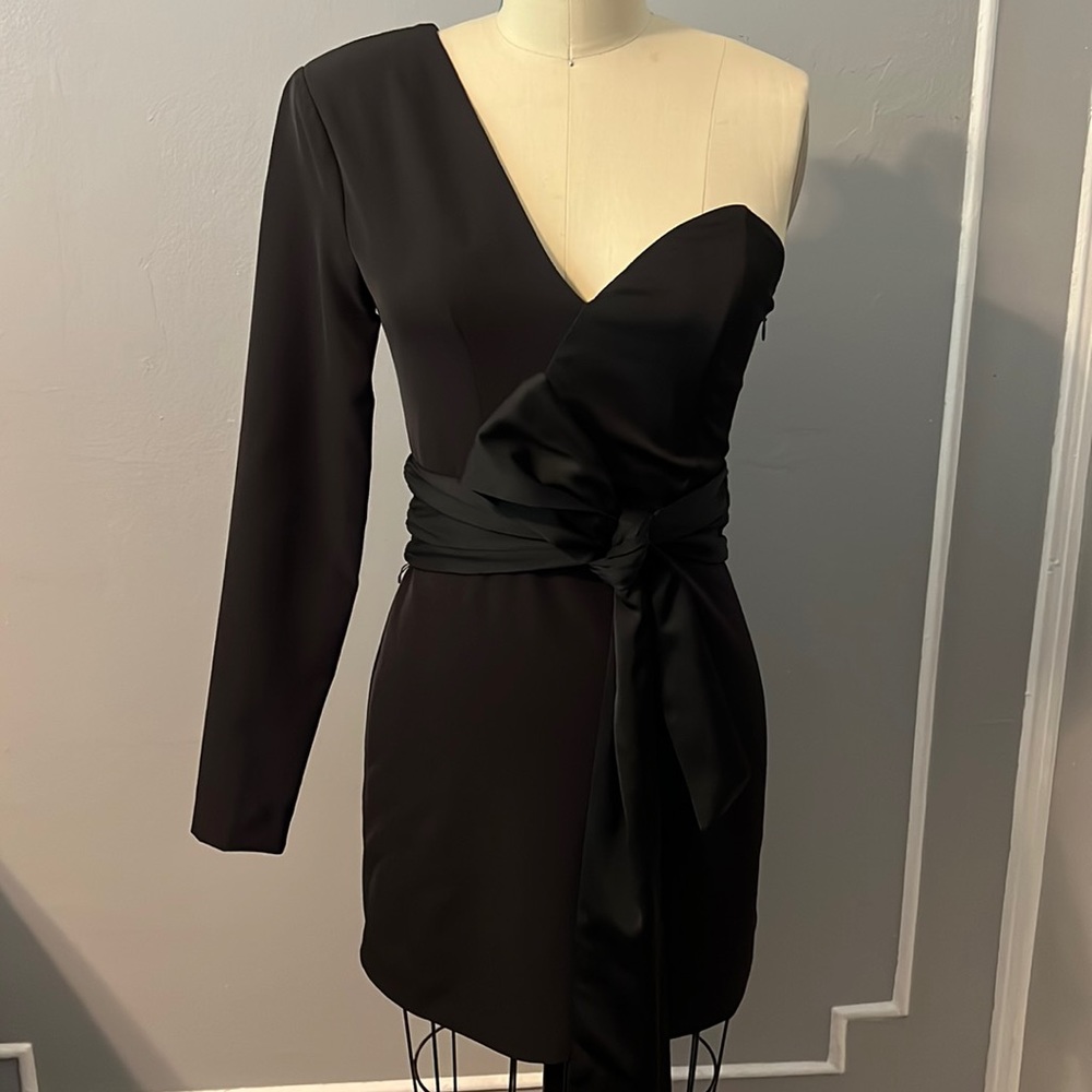 NBD Monsieur Mini Dress in Black
